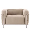3 Fauteuil Grand Confort Grand modèle Beige Poltrona da esterno