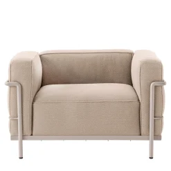 3 Fauteuil Grand Confort Grand modèle Beige Poltrona da esterno