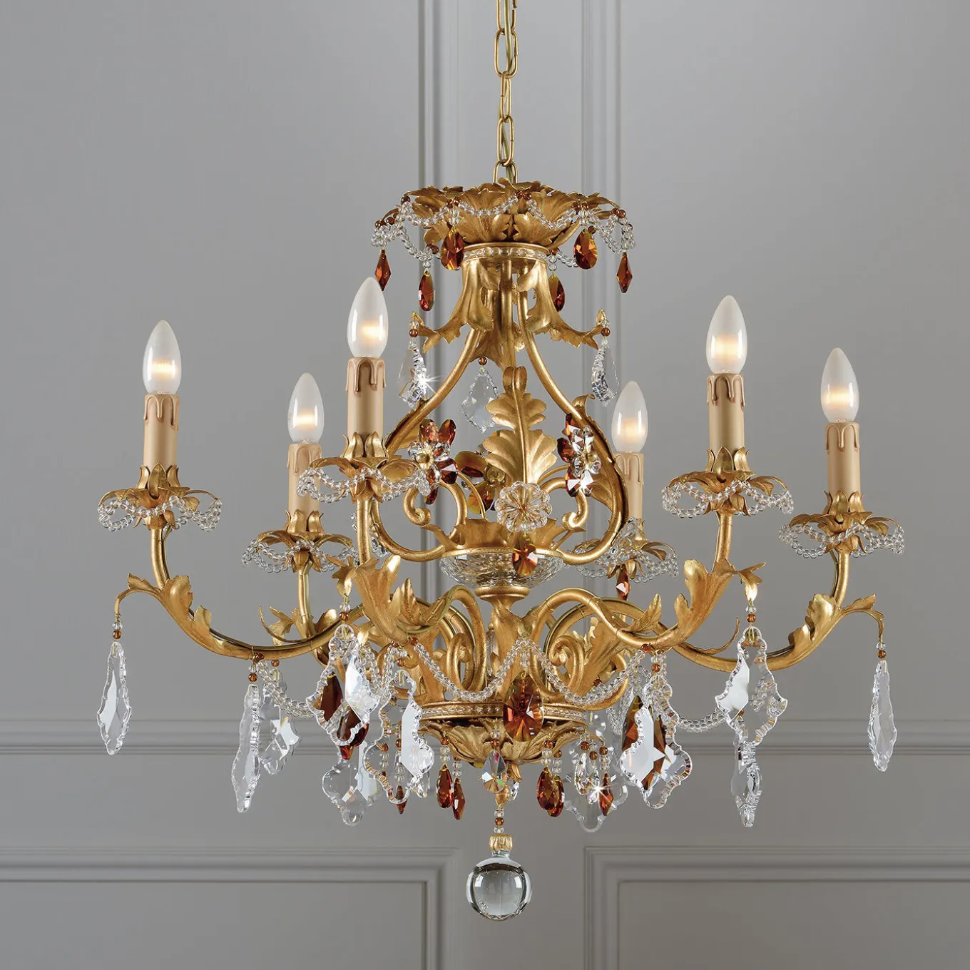 1397 Lampadario a 6 luci
