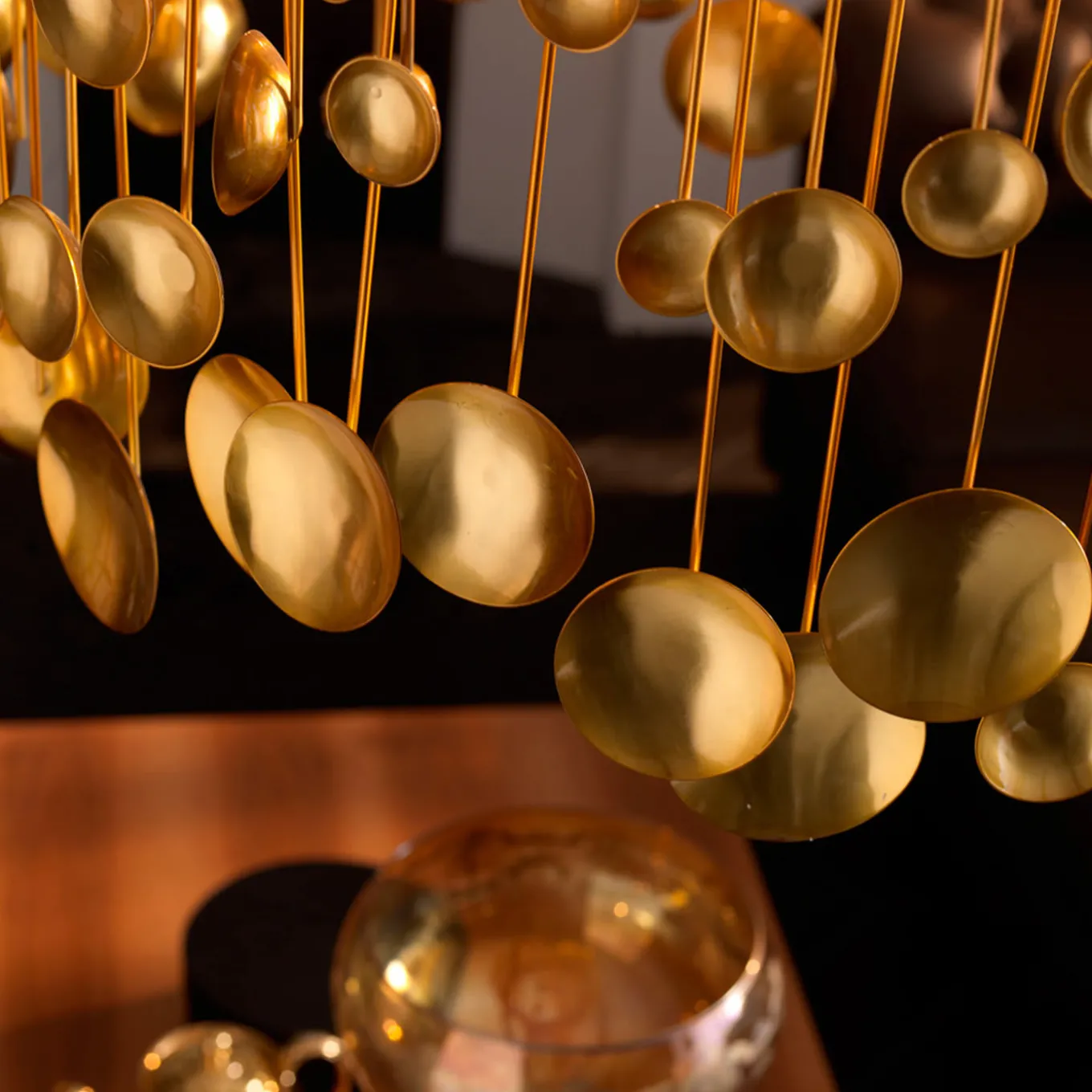 7246 Lampadario in ottone