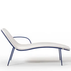0087 Lettino Sunshine Blue&White di Giacomo Cattani
