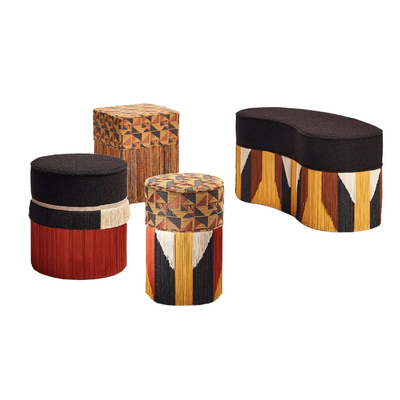 30 Pouf Eli Tribe di Lorenza Bozzoli