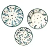 2 Set di 3 Piatti Iznik