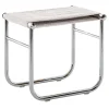 9 Tabouret di Charlotte Perriand - Seduta elastica in spugna bianca