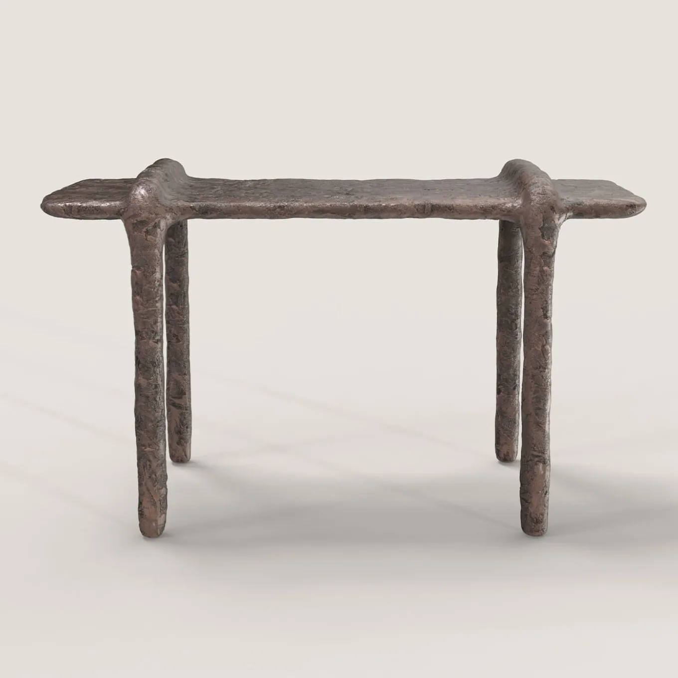 Ala V1 Sgabello in bronzo