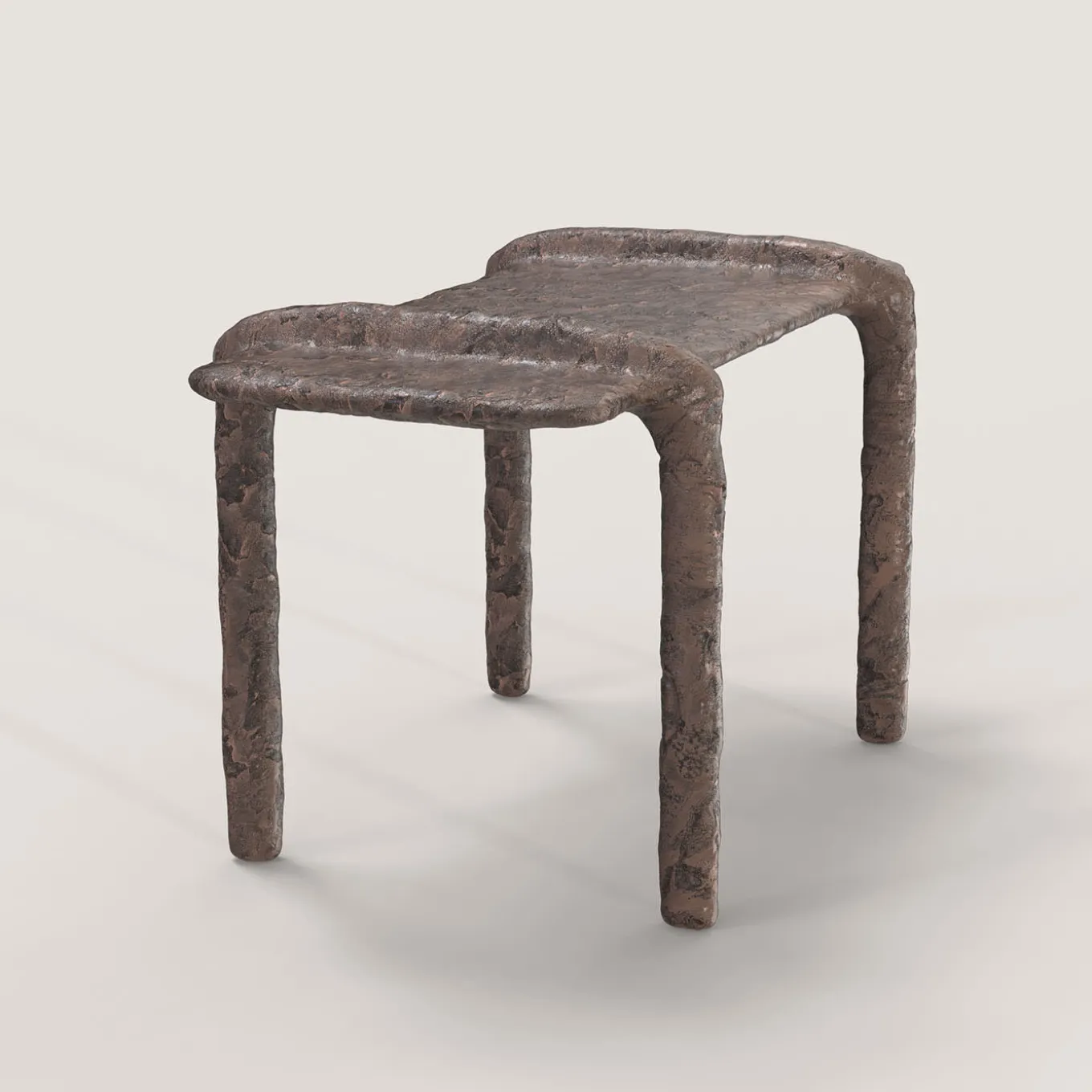 Ala V1 Sgabello in bronzo