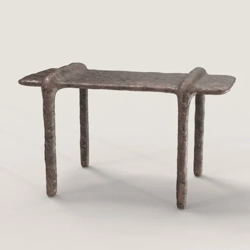 Ala V1 Sgabello in bronzo