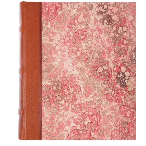 Album fotografico in pelle Rosa