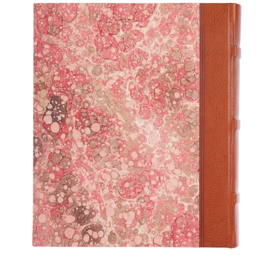 Album fotografico in pelle Rosa