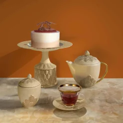 ALZATA PER TORTA PAVONE MEDIA - BEIGE