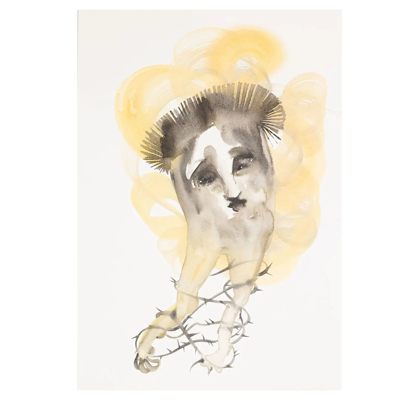 Ancient and Very Dangerous Ghost3 Acquerello e Guache su Carta