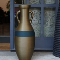 Anfora Giulio Cesare XXL in bronzo e nero