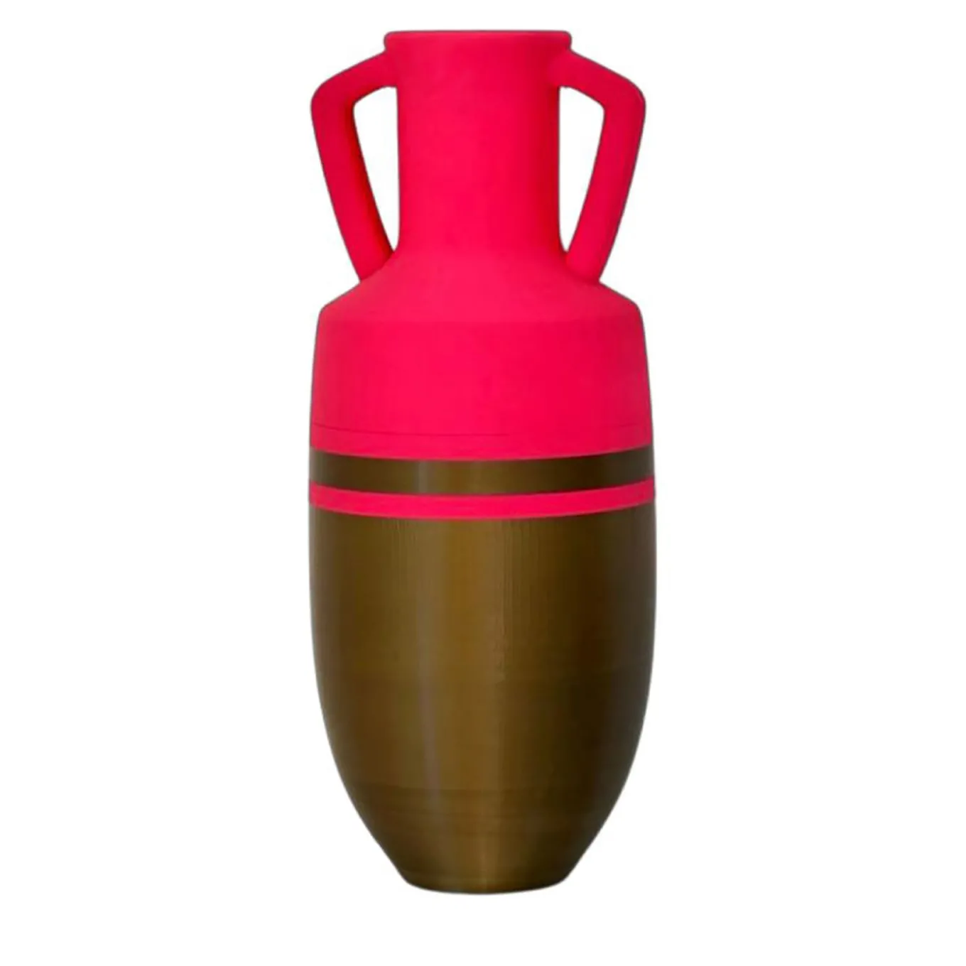 Anfora Ottaviano XL in bronzo e fucsia