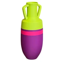 Anfora Ottaviano XL viola fucsia e verde