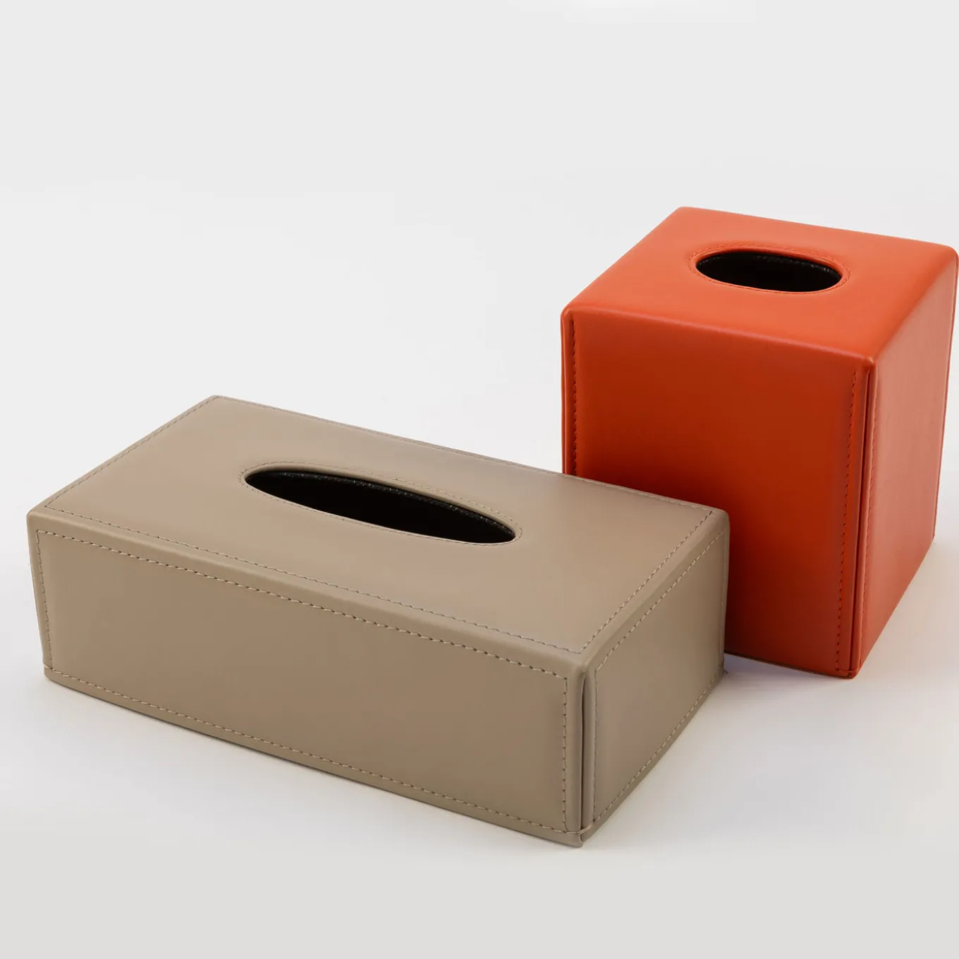 Anna Orange Spritz Scatola per fazzoletti quadrata