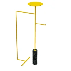 Appendiabiti Stelo verde Guatemala e giallo con supporto