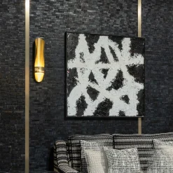 Applique Jiro' con finitura Champagne di Pont Des Arts Parigi