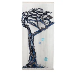 Arazzo Albero Blu Dei Desideri