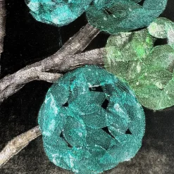 Arazzo Albero in velluto di seta dipinto a mano