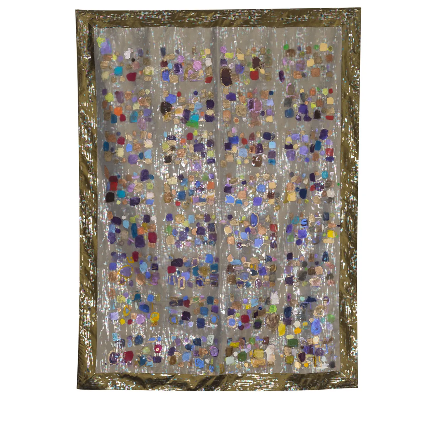 Arazzo Floral Eruption in organza di seta