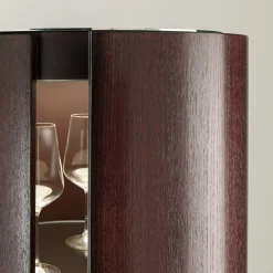 Armadietto cilindrico in gommalacca