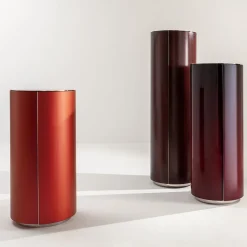 Armadietto cilindrico in gommalacca