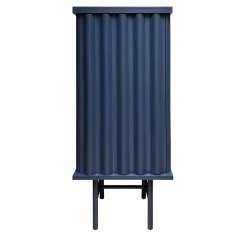 Armadietto MDF blu petrolio Curl