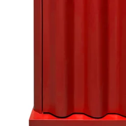 Armadio a 2 ante in MDF Curl Fire Red