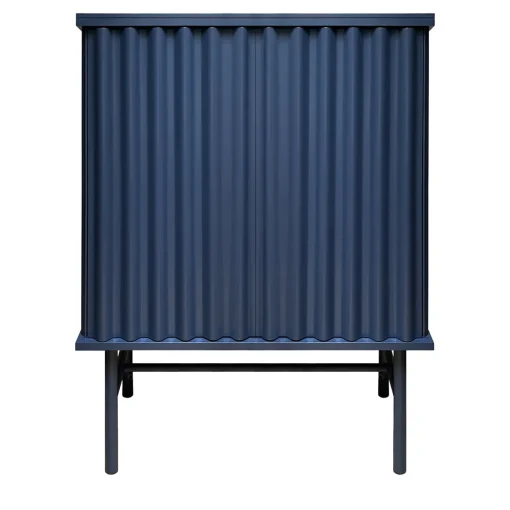 Armadio a 2 ante in MDF Curl Petrol Blue