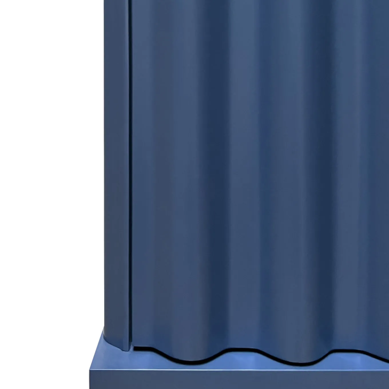 Armadio a 2 ante in MDF Curl Petrol Blue