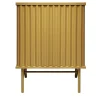 Armadio a 2 ante in MDF giallo oro Curl