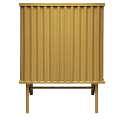 Armadio a 2 ante in MDF giallo oro Curl