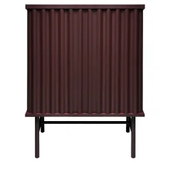 Armadio a 2 ante in MDF rosso vino Curl