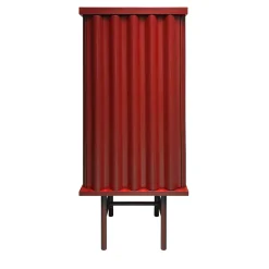 Armadio MDF rosso fuoco Curl