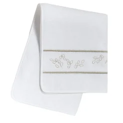 Asciugamano Roma White & Silver Olive