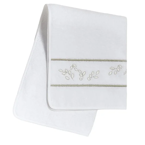 Asciugamano Roma White & Silver Olive