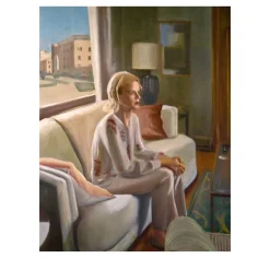 Attesa Pittura olio su tela