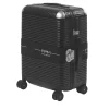 Bank Zip Deluxe Spinner 55 Bagaglio medio Nero