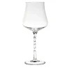 Beviamo Set di 6 bicchieri da vino con stelo ritorto