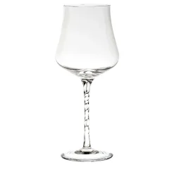 Beviamo Set di 6 bicchieri da vino con stelo ritorto