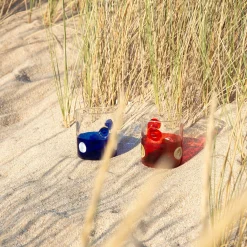 Bicchiere Mezzo & Mezzo Bolle blu