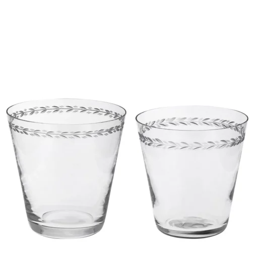 Bicchieri di cristallo per vino e acqua Cibrario