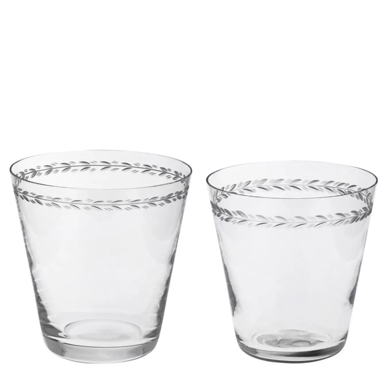 Bicchieri di cristallo per vino e acqua Cibrario
