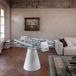 Biliardino bianco Ghost di Basaglia + Rota Nodari