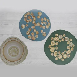 BonBon Tavolino irregolare dorato e verde #2