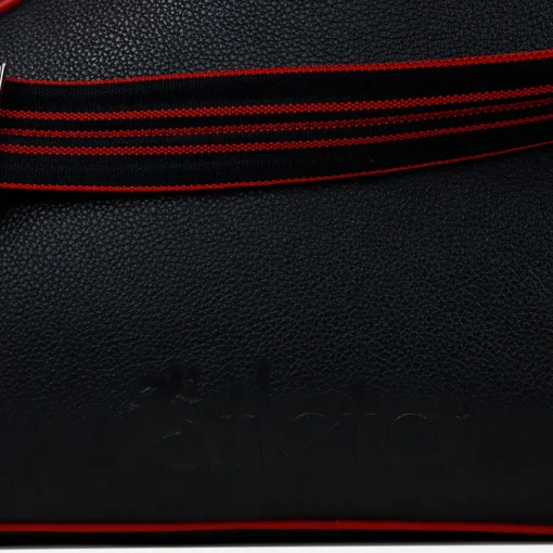 Borsa da tennis rossa e nera