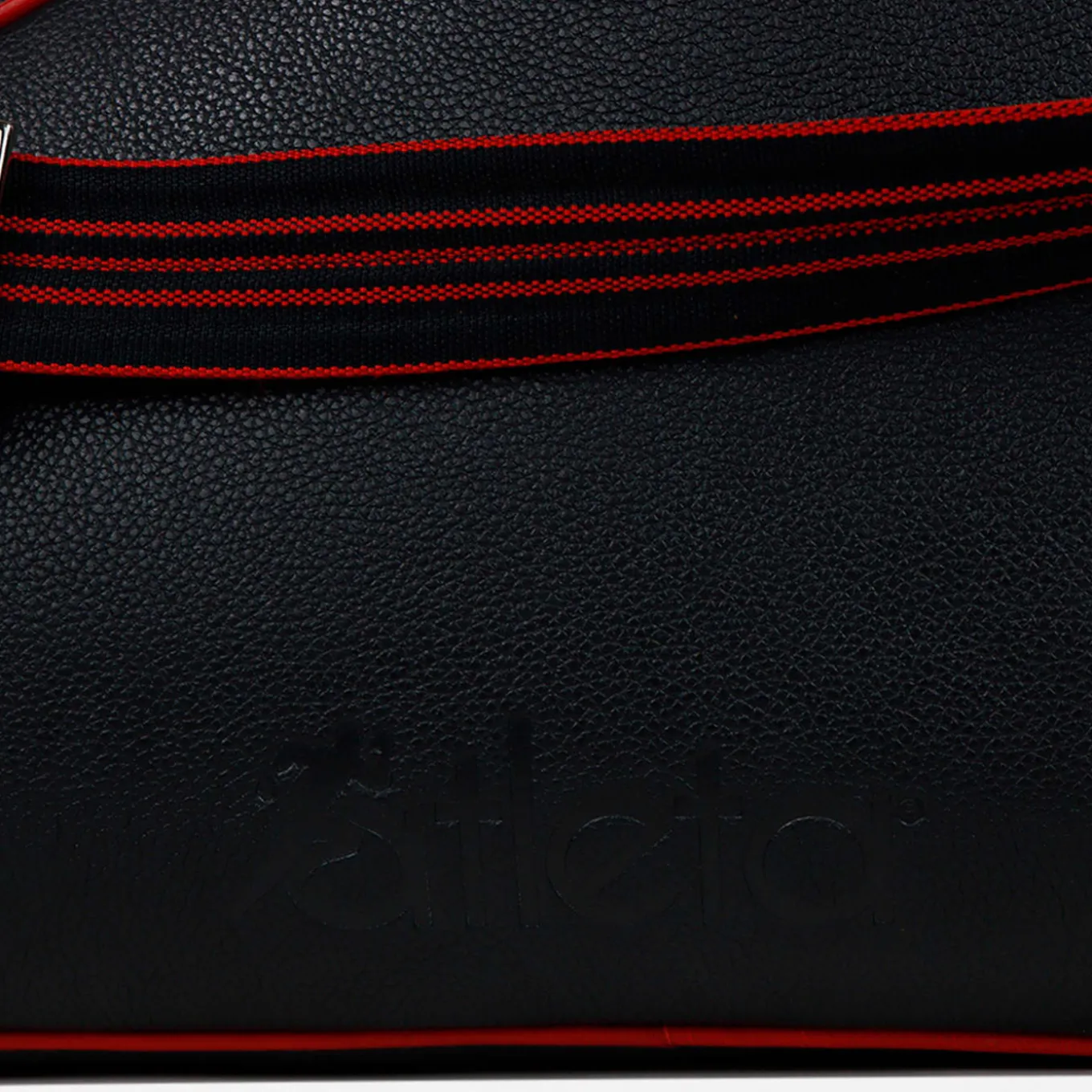 Borsa da tennis rossa e nera