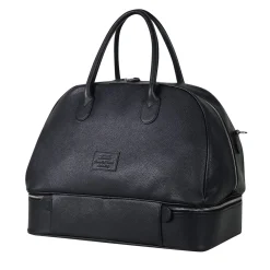 Borsa da viaggio nera con falso fondo