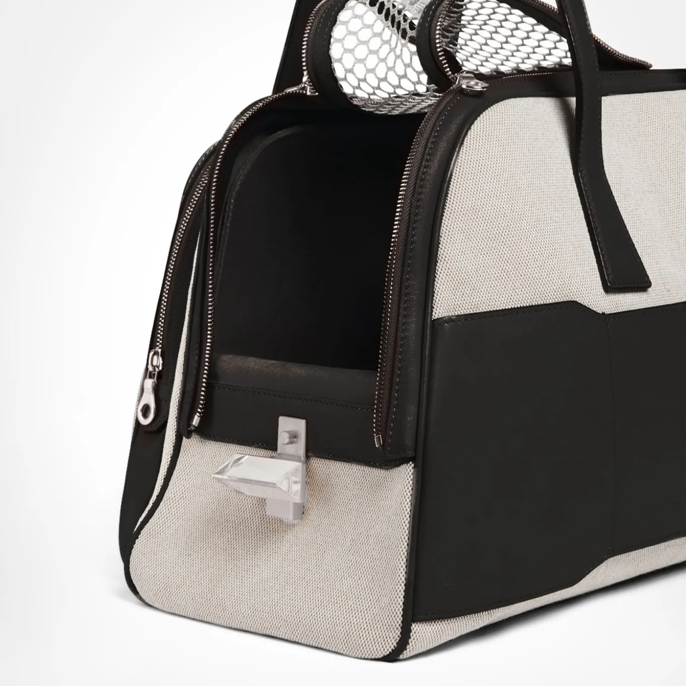 Borsa per animali domestici Lola Nera e Noce