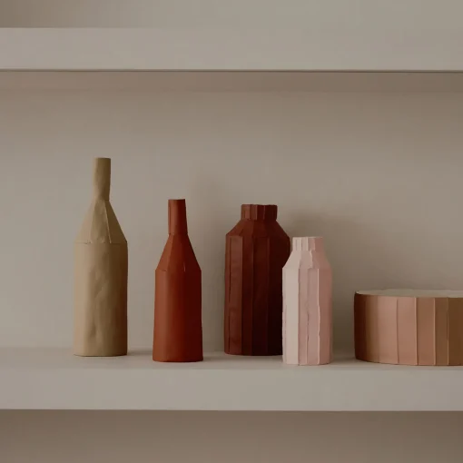 Bottiglia Decorativa Fide Corteccia A16/Camoscio